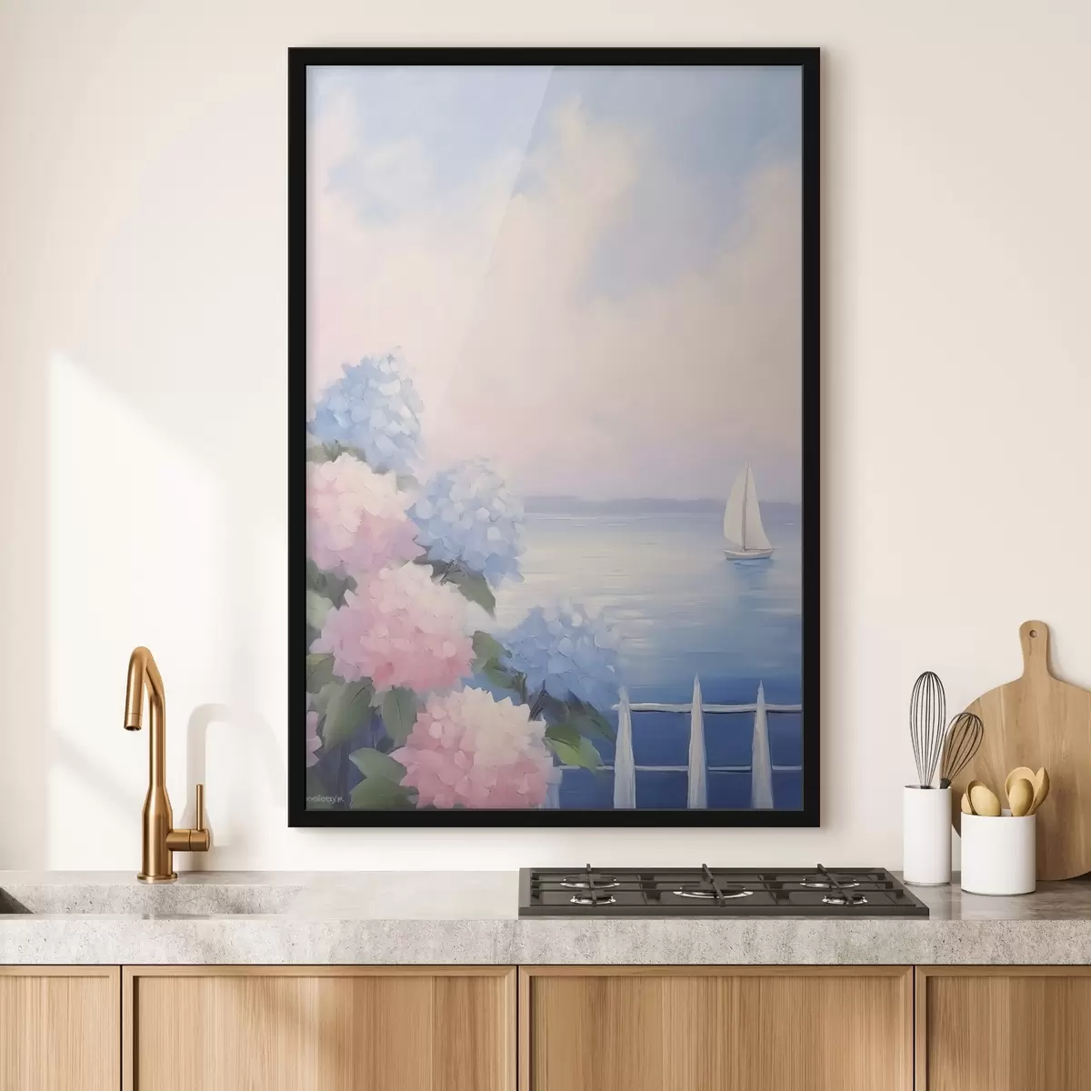 Poster Hortensiastruiken f44805