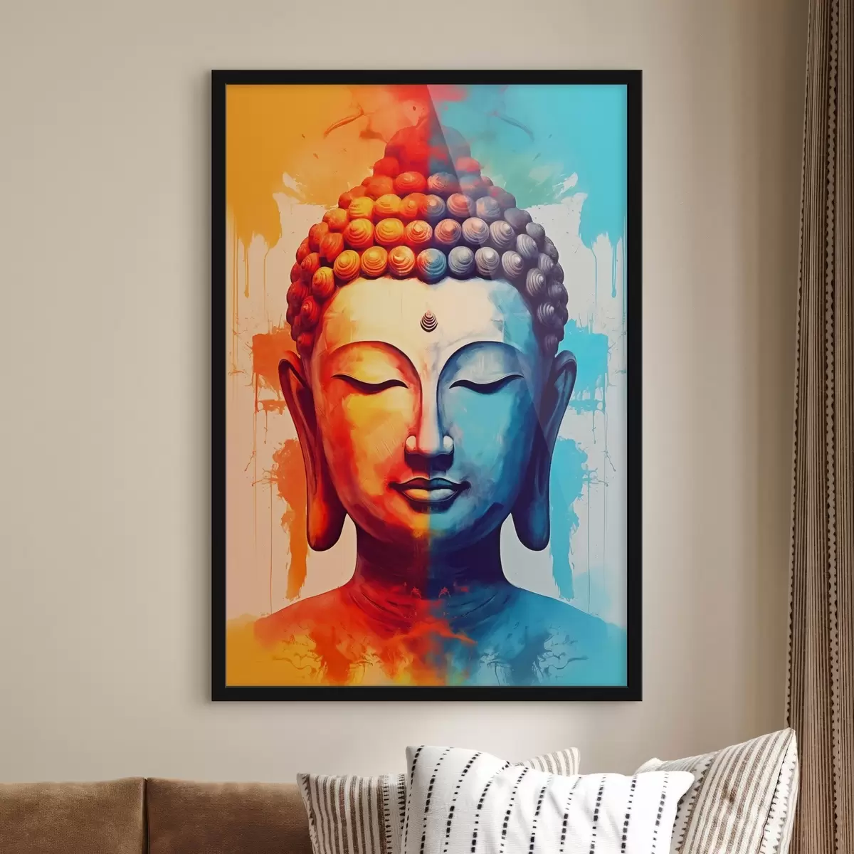 Affiche Portrait de Bouddha f44811