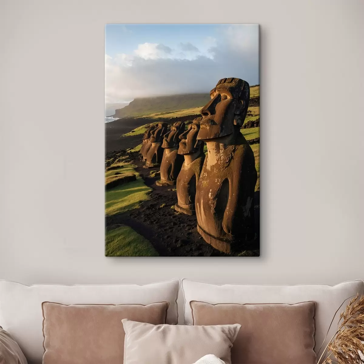  Peintures Feuilles vertes texturées en macro avec une lumière douce s44899