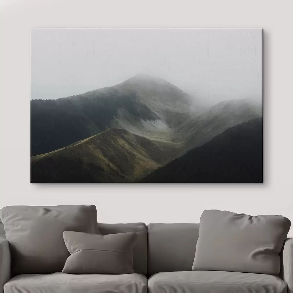  Schilderijen Moai-stenen beelden op Paaseiland bij zonsondergang s44900