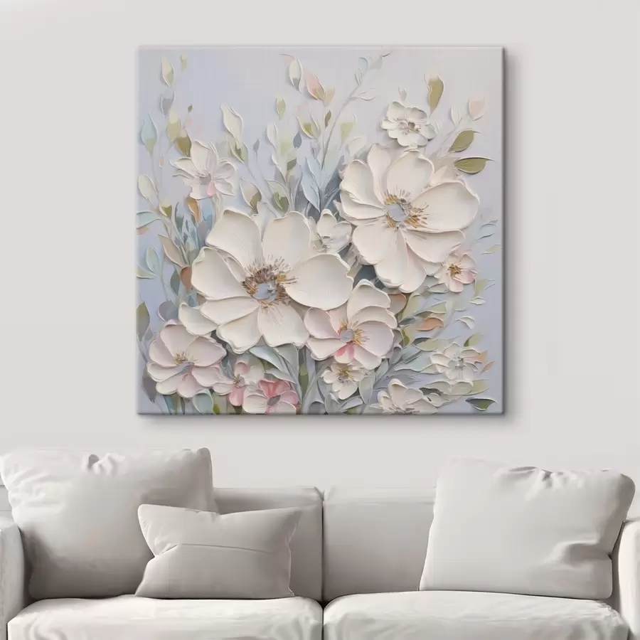  Peintures Fleurs abstraites s44819