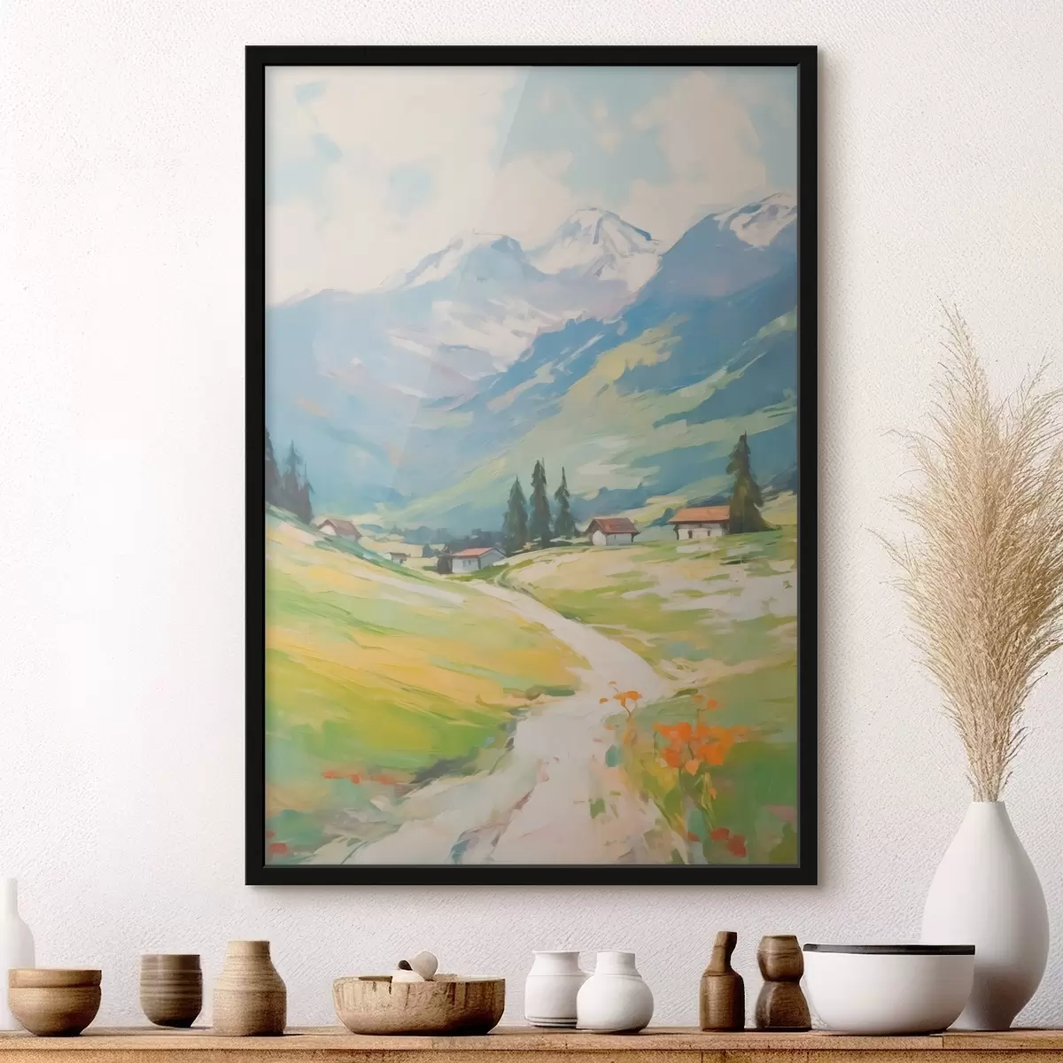 Affiche Paysage de montagne f44821
