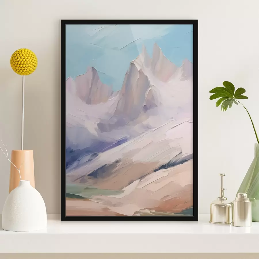 Papier peint photo Paysage de montagne abstrait f44827