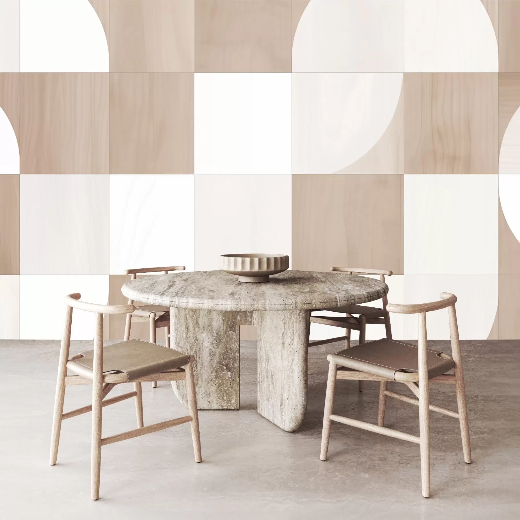 Fotobehang Geometrische vormen w04179