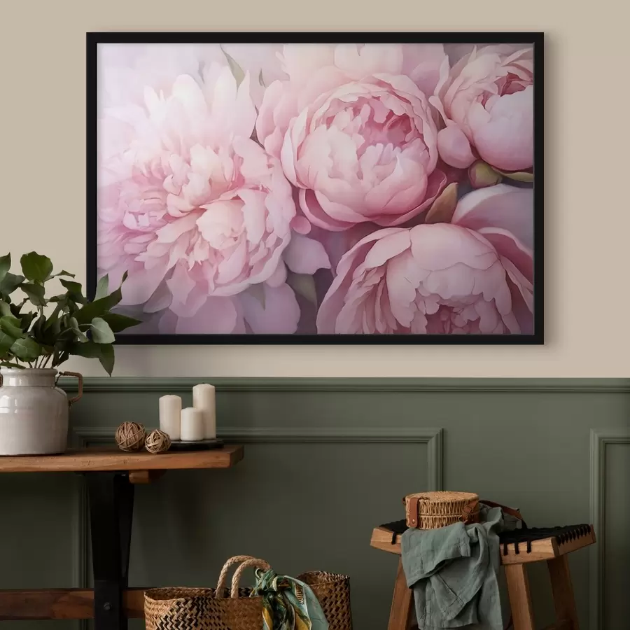 Papier peint photo Pivoines roses f44908