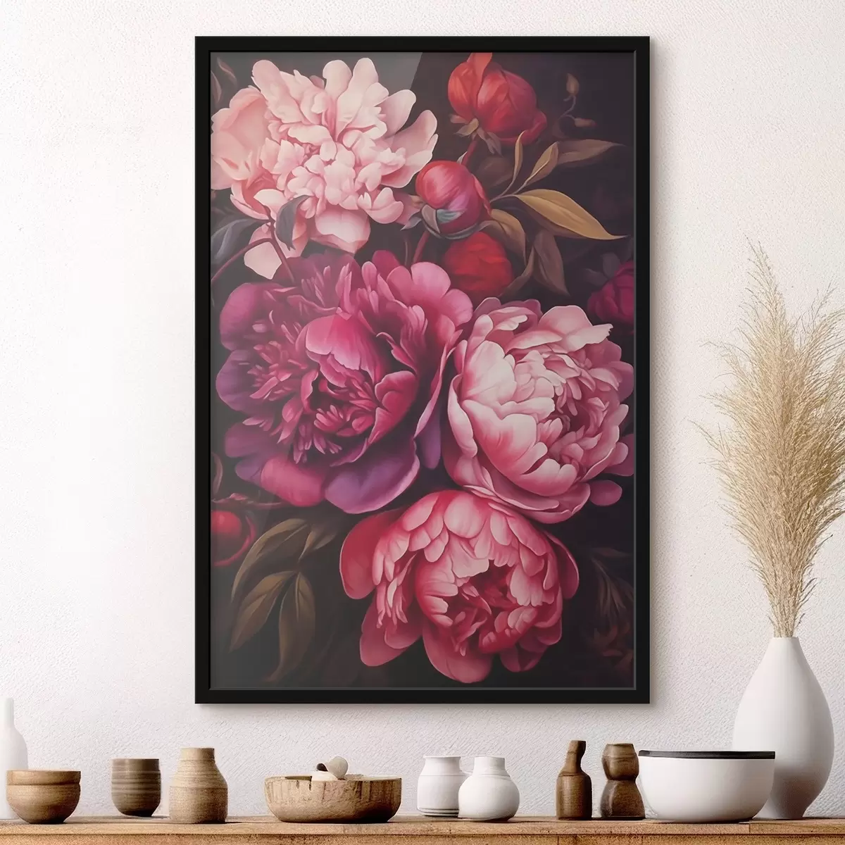 Affiche Pivoines f44914