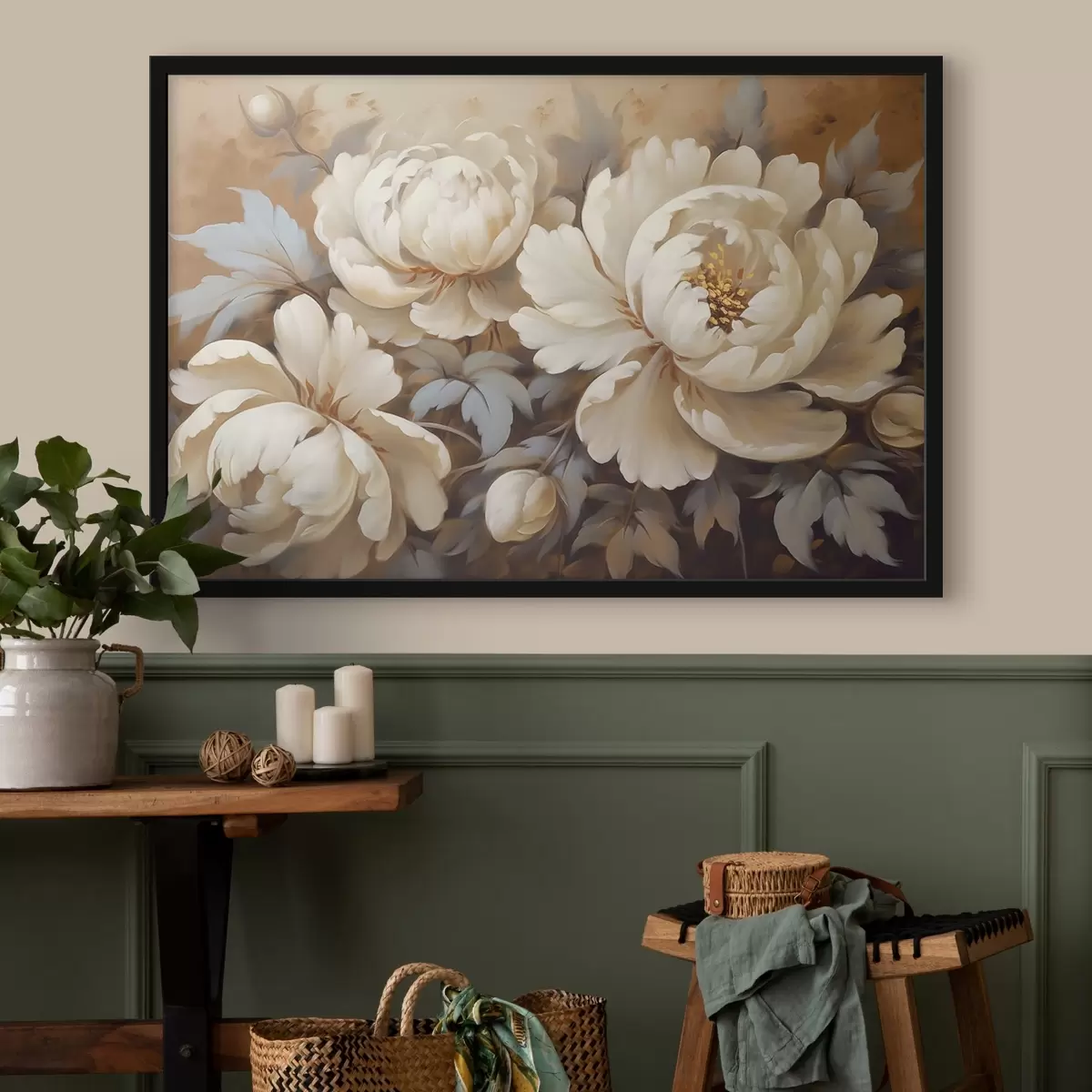 Affiche Pivoines f44915