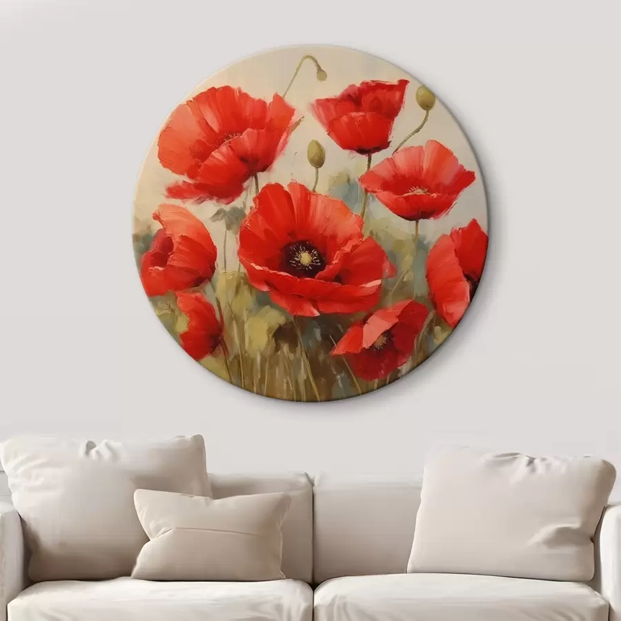  Peintures Coquelicots rouges r44905