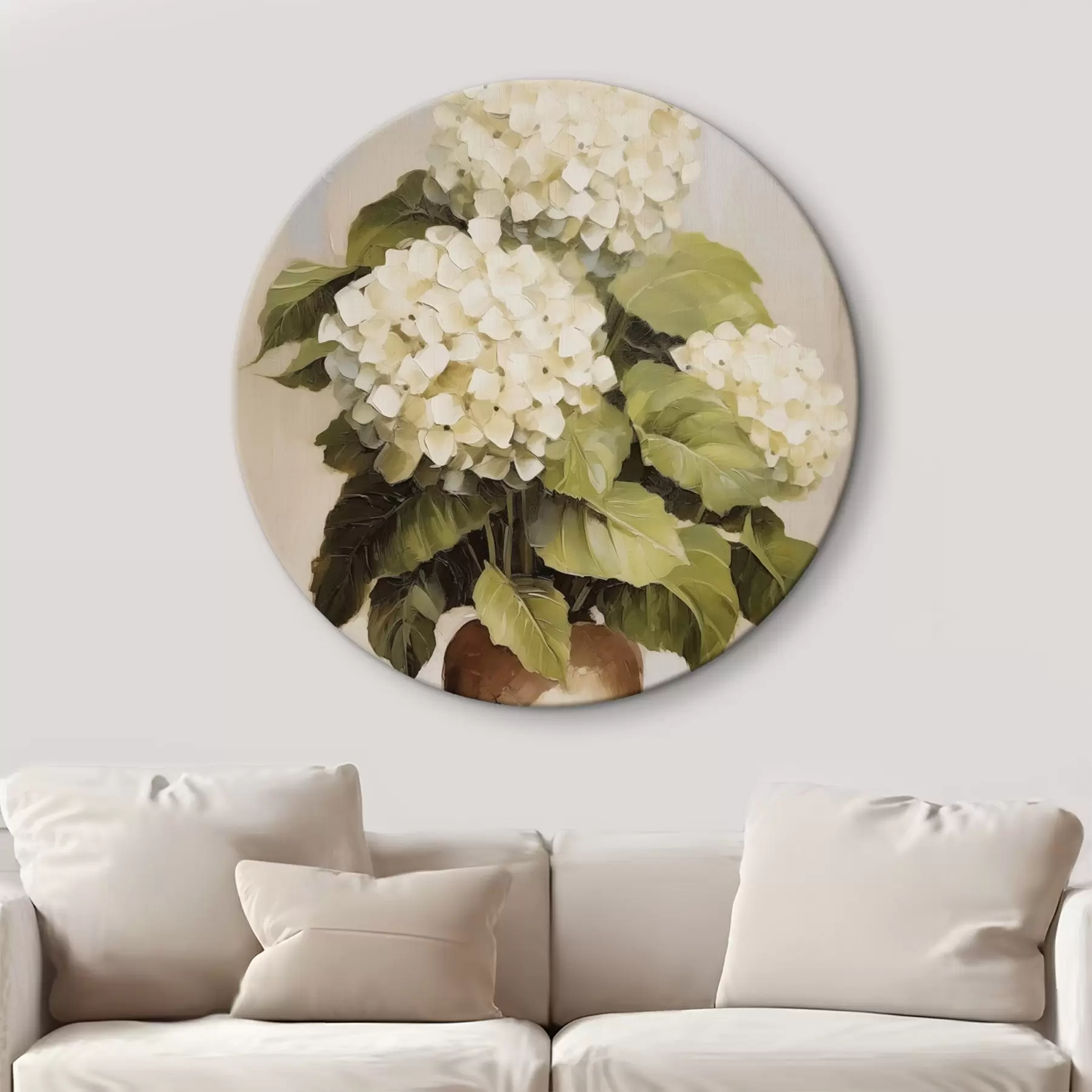 Papier peint photo Hortensias dans un vase r44907