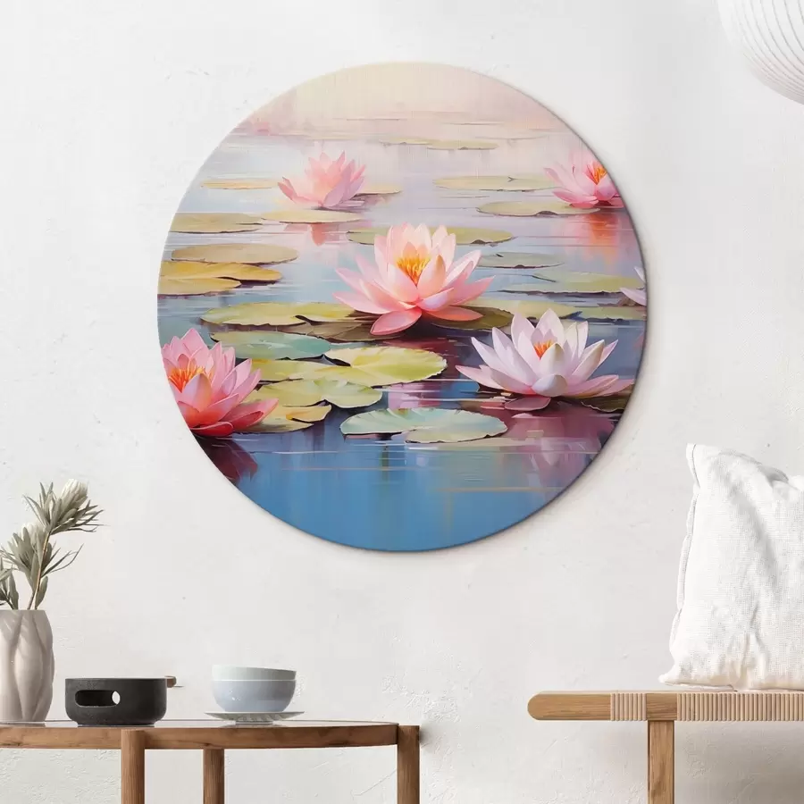  Schilderijen Lotussen op het water r44909