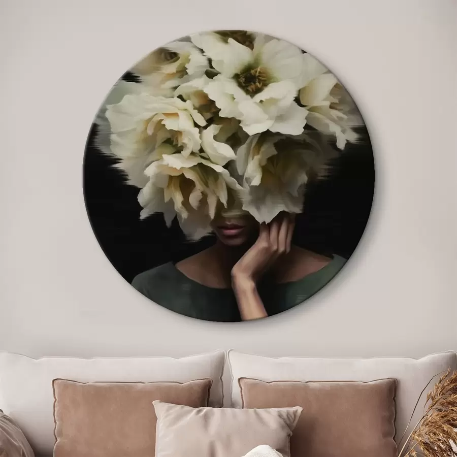  Peintures Femme avec des fleurs r44911