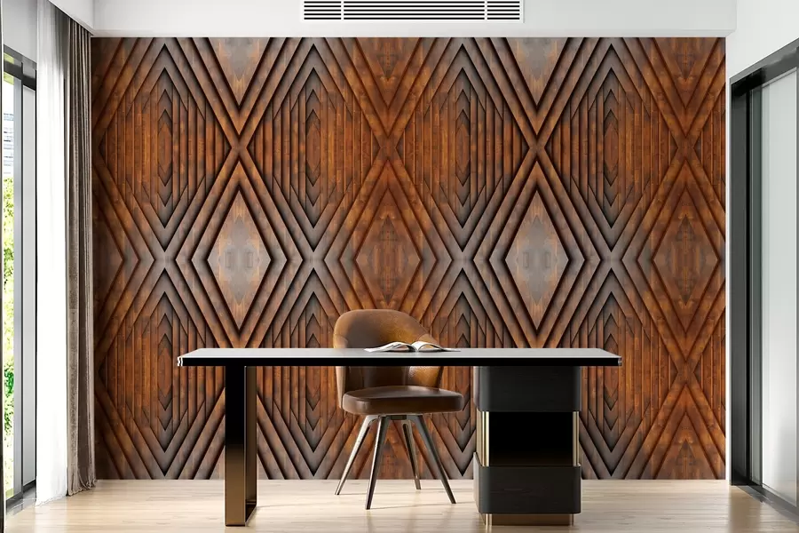 Papier peint photo imitation de panneaux de bois w04168v1