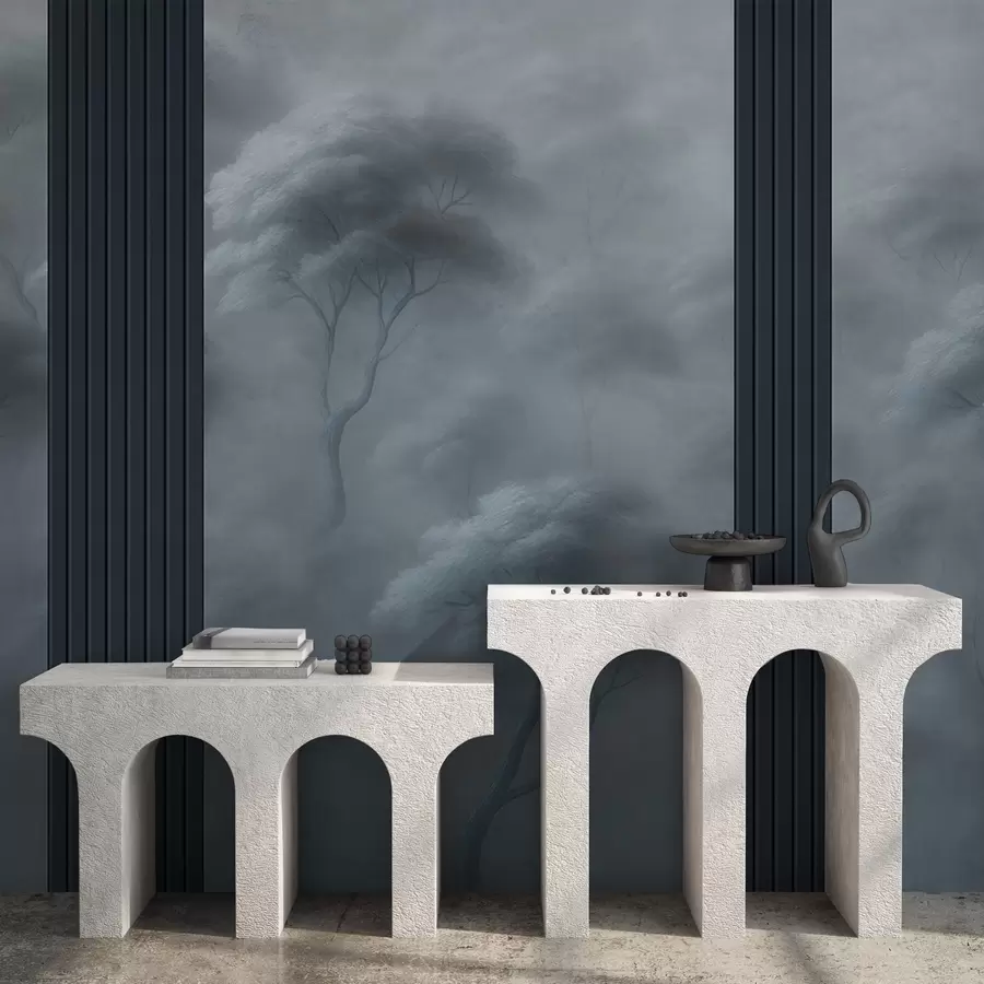 Fotobehang Bos ontmoet Paneel Kunst w04187v2