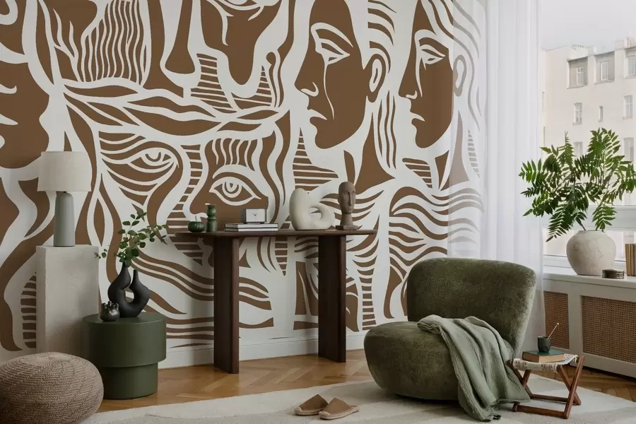 Papier peint photo Anatomie abstraite w04191v1