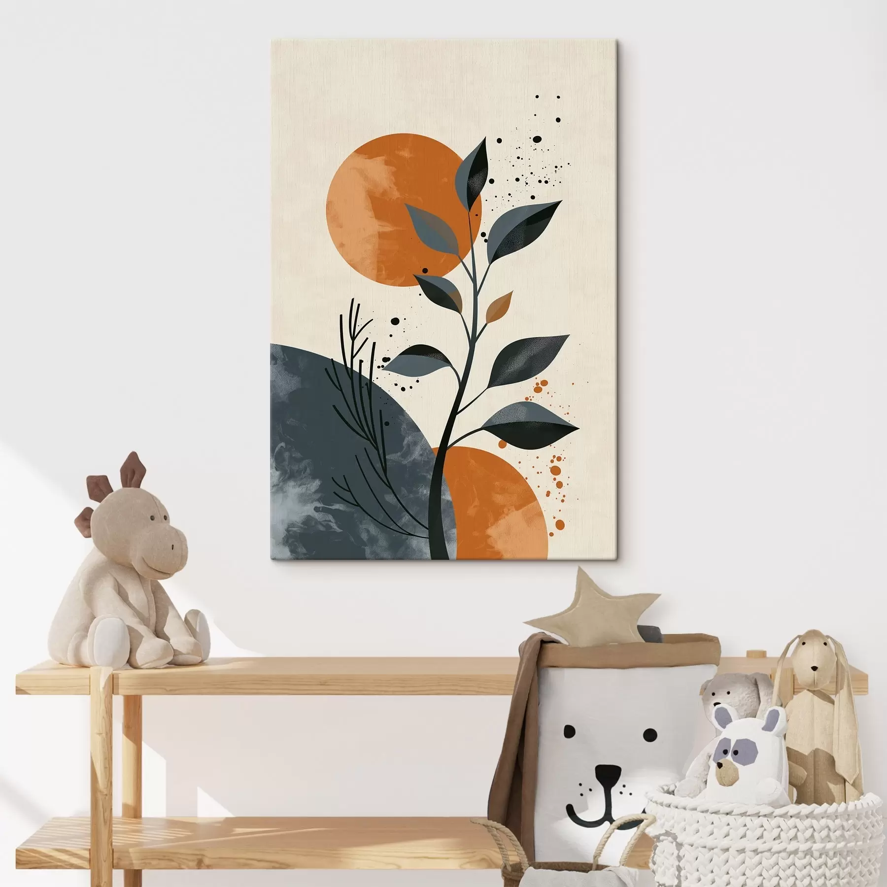  Peintures Soleil et feuilles s44959