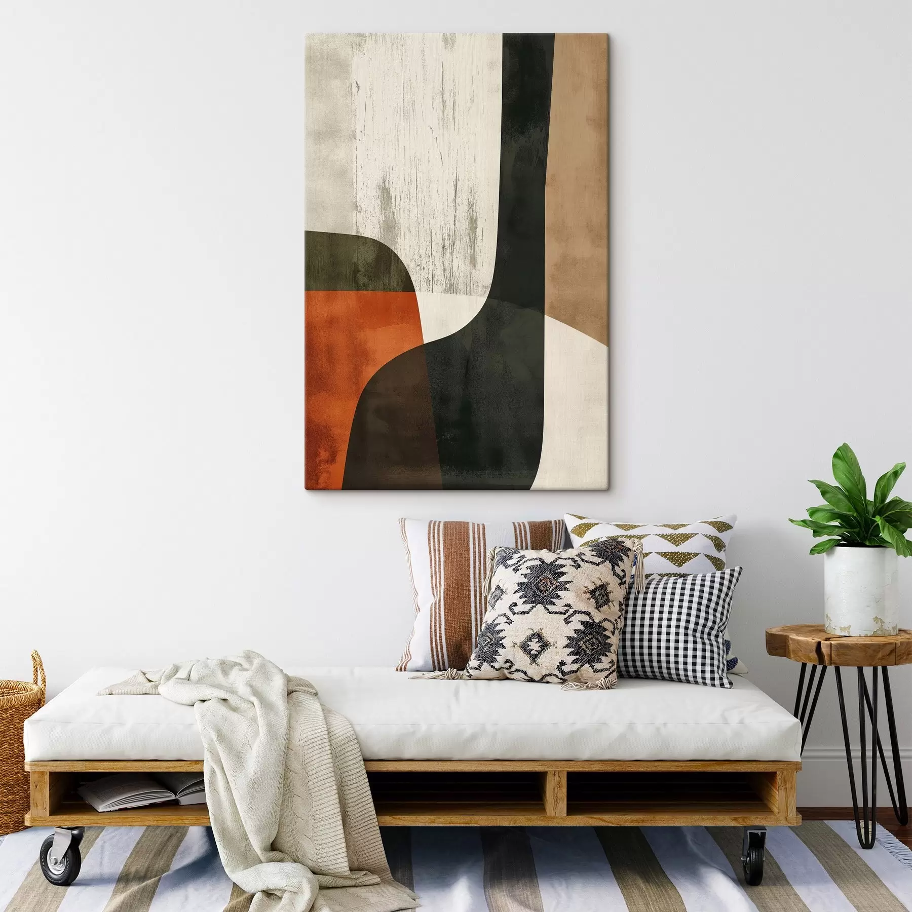 Fotobehang Veelkleurige verfstreken s44968