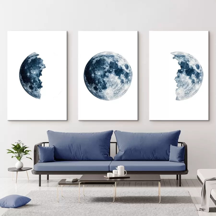  Peintures Phases de la lune m00470