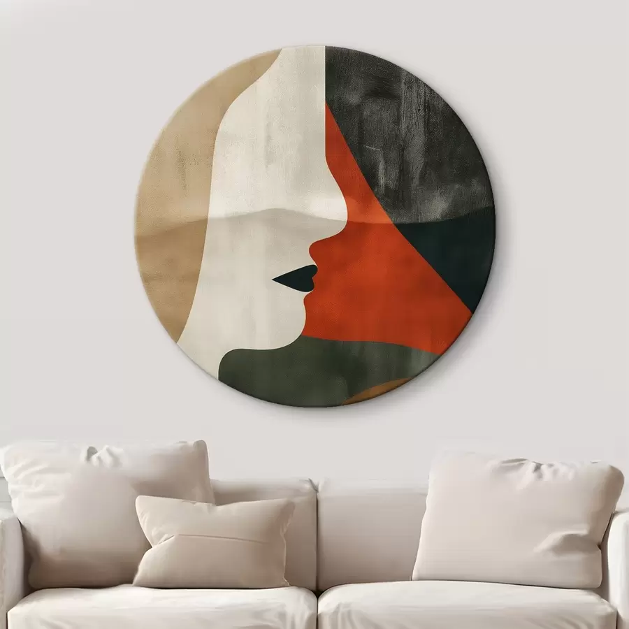  Schilderijen Gezicht en abstractie r44969