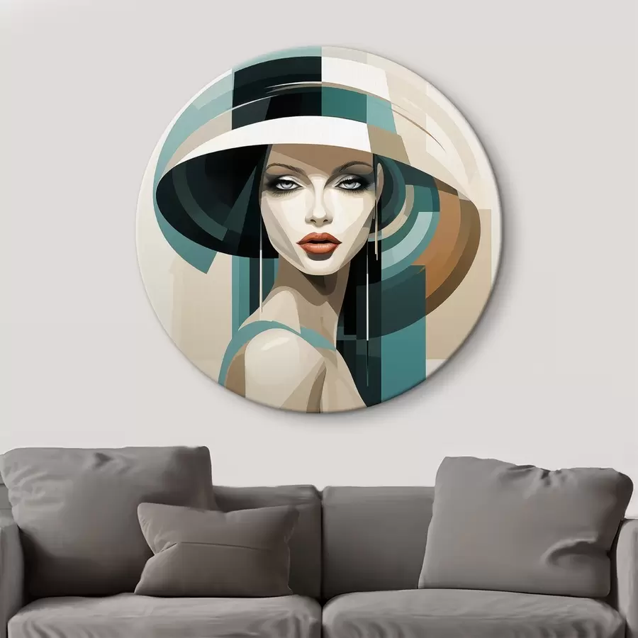  Peintures Fille au chapeau r44972