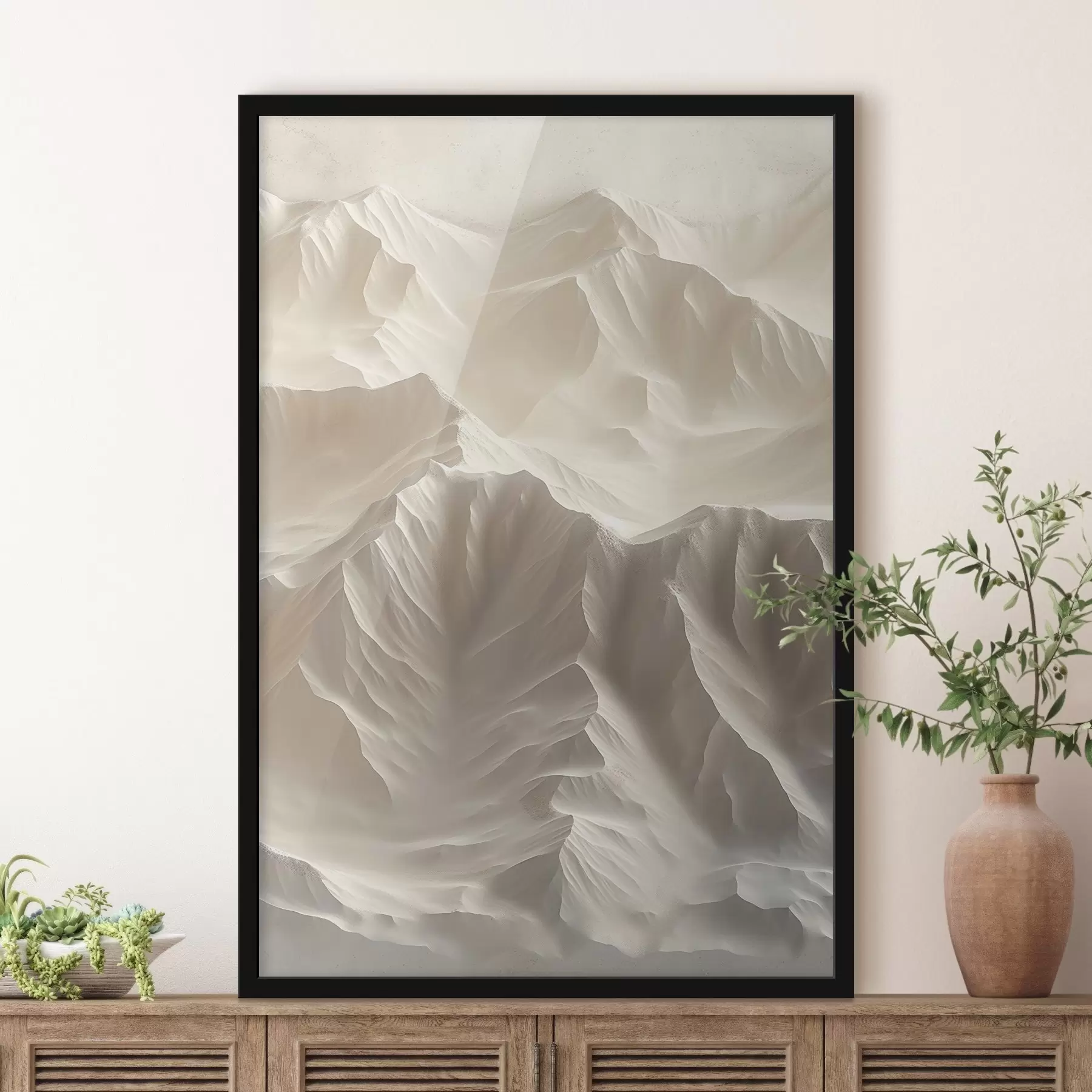 Papier peint photo Crêtes ondulées f44954