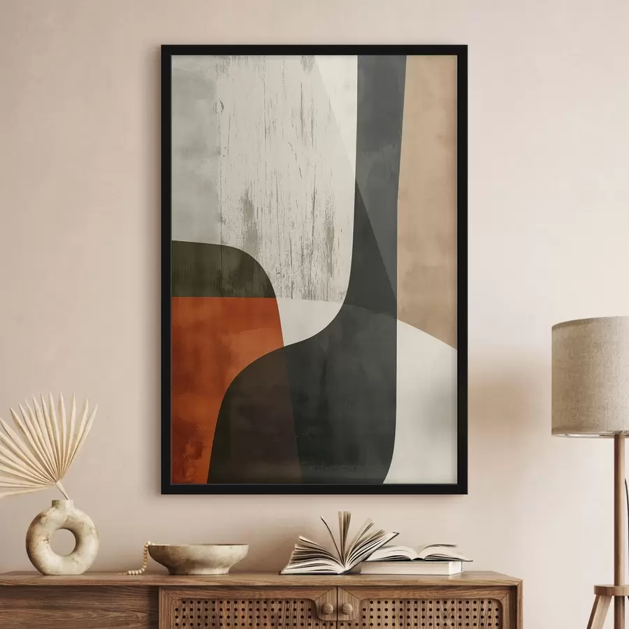 Papier peint photo Coups de pinceau multicolores f44968