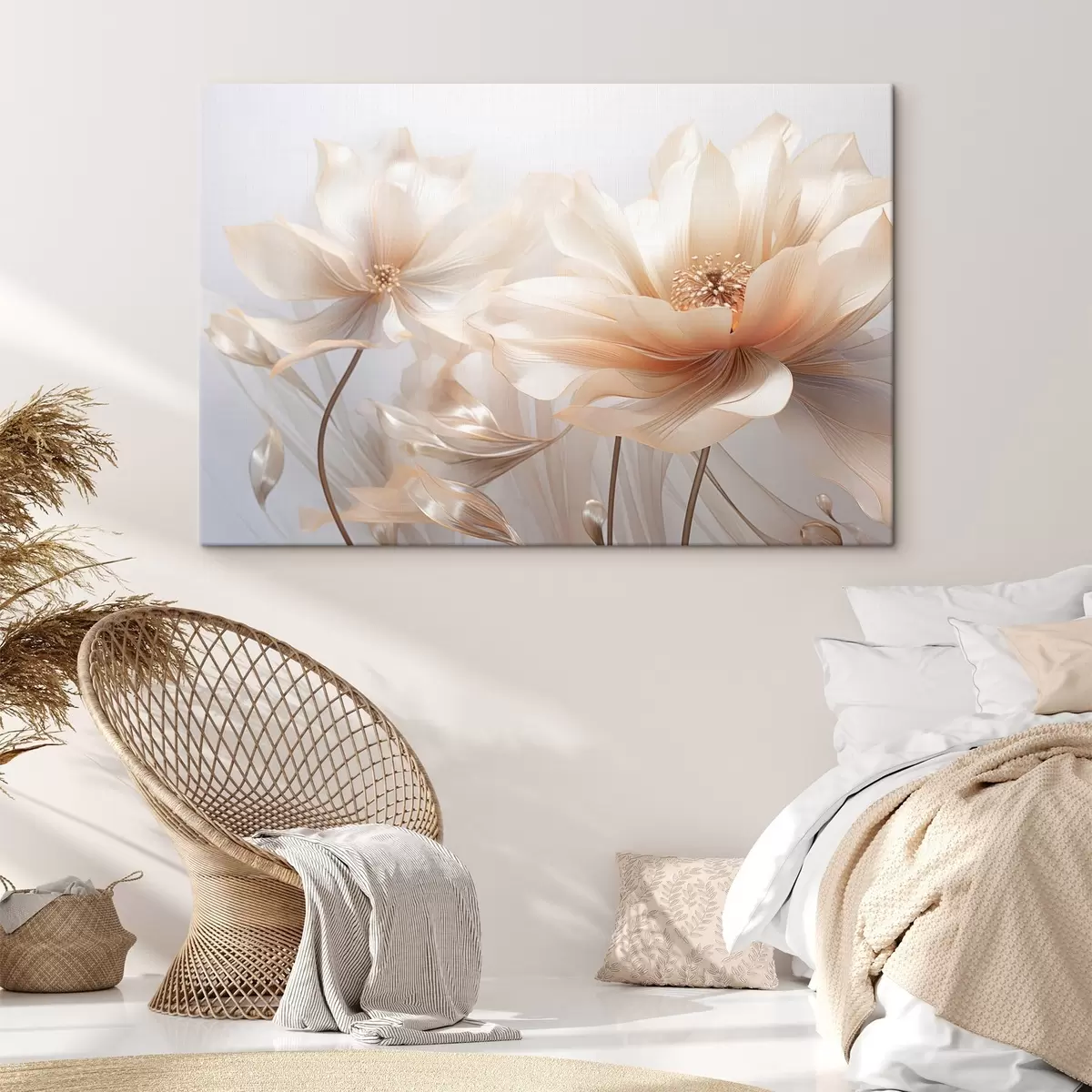  Peintures Fleurs de pêche douce s44836