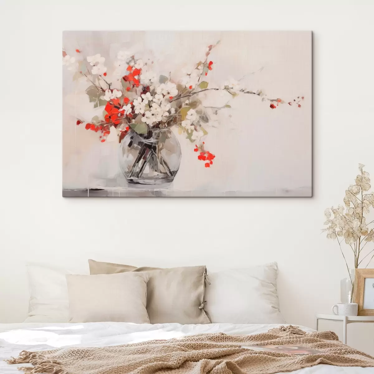  Peintures Composition florale délicate en style aquarelle s44948