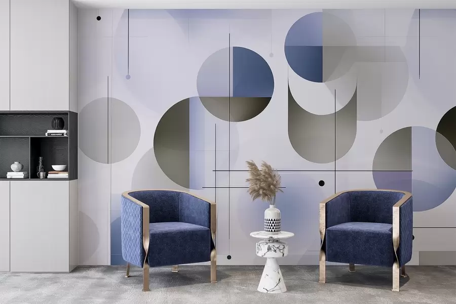 Papier peint photo Formes géométriques abstraites w04220v1