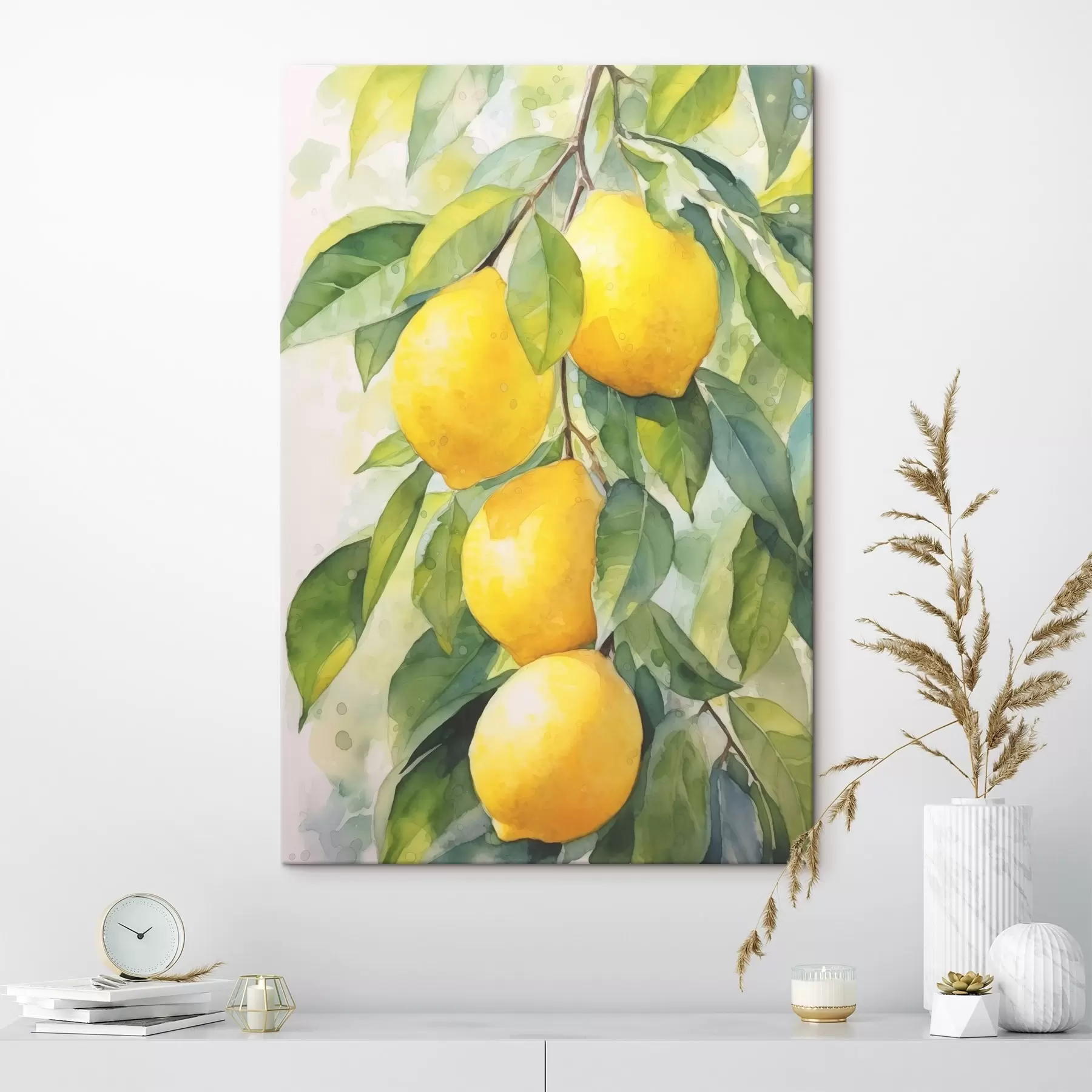 Fotobehang Tak citroenen s45001