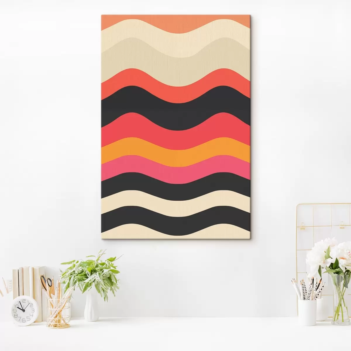  Schilderijen Abstract golvend patroon s45005