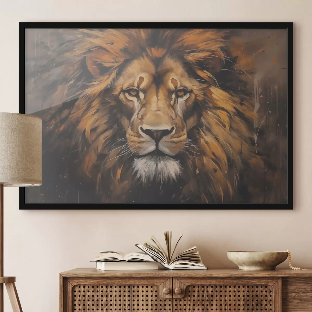Affiche Lion f44995