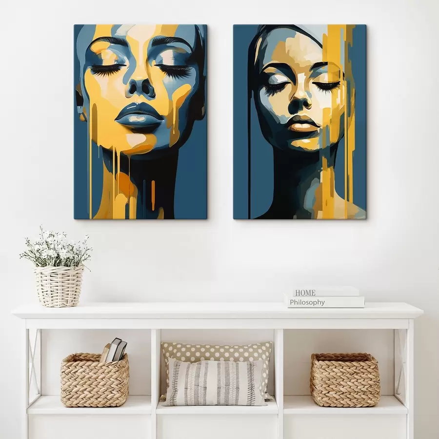  Peintures Portraits de femmes m00474