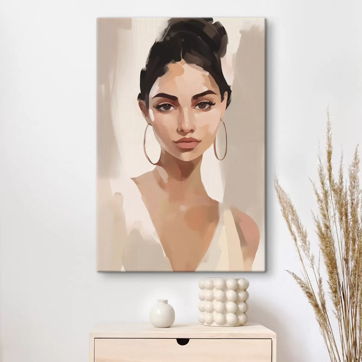  Peintures Portrait d'une jeune fille imitation peinture s45014