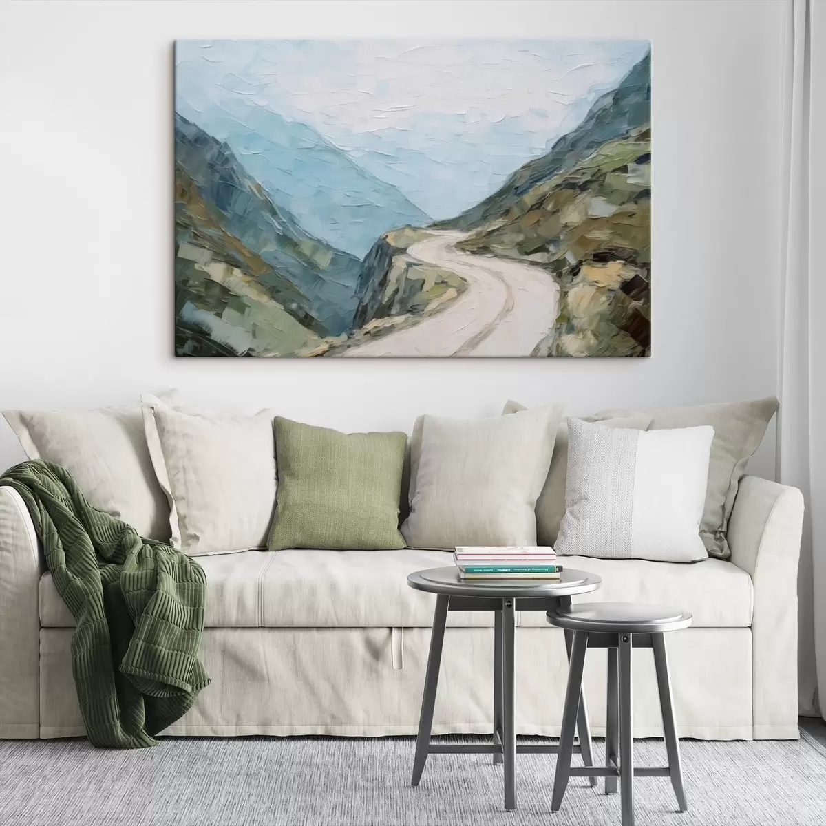  Schilderijen Weg tussen de bergen s45018