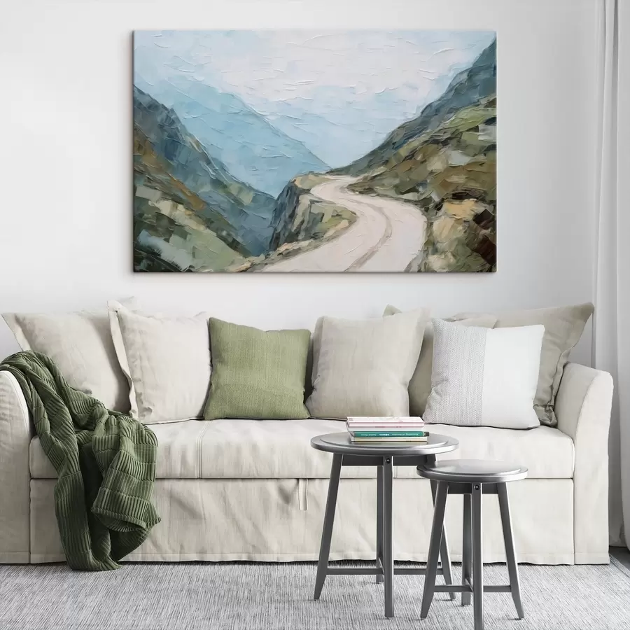  Peintures Route entre les montagnes s45018