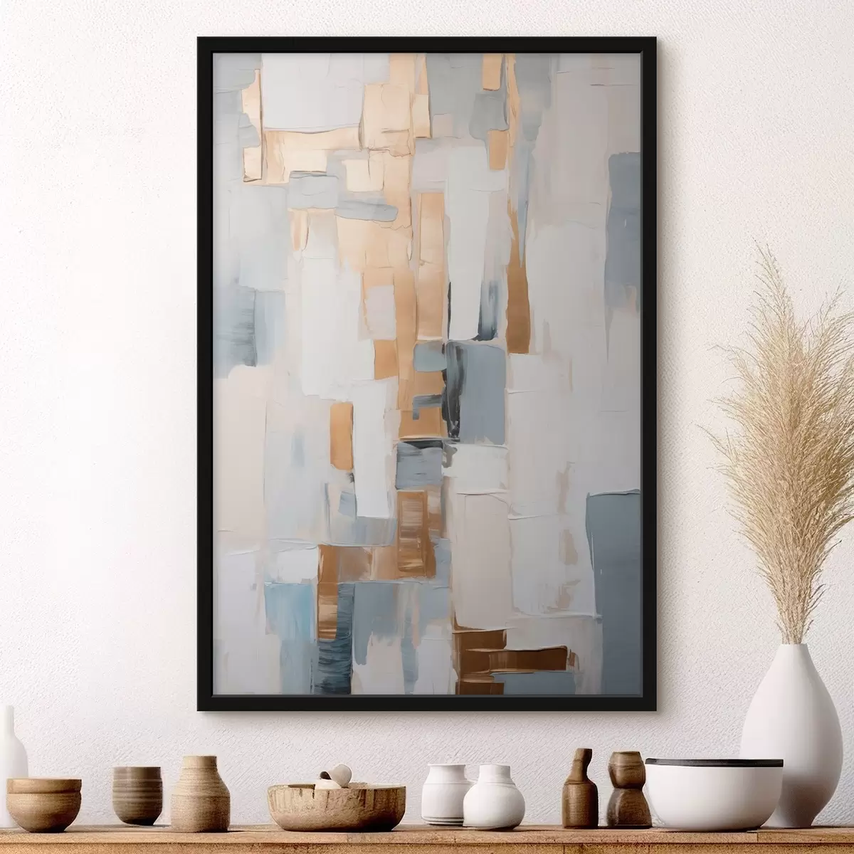 Affiche Abstraction moderne imitation de la peinture f45010