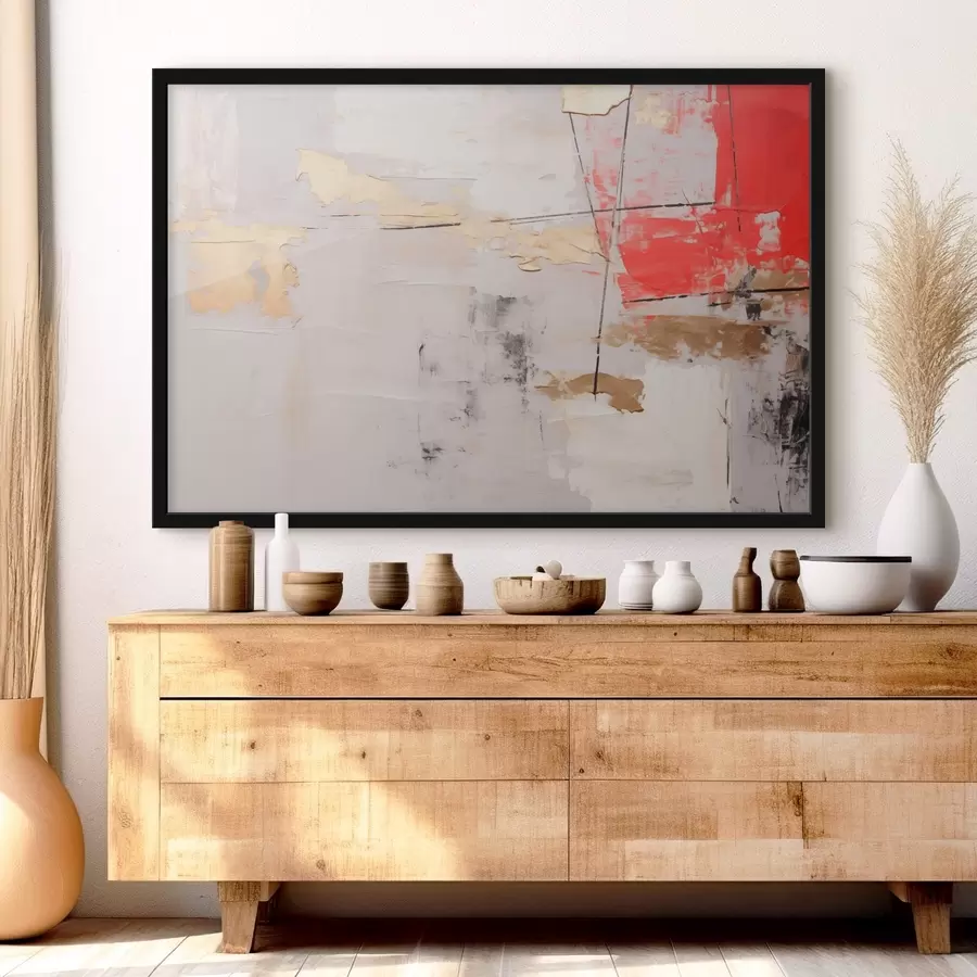 Fotobehang Chaotische abstractie f45026