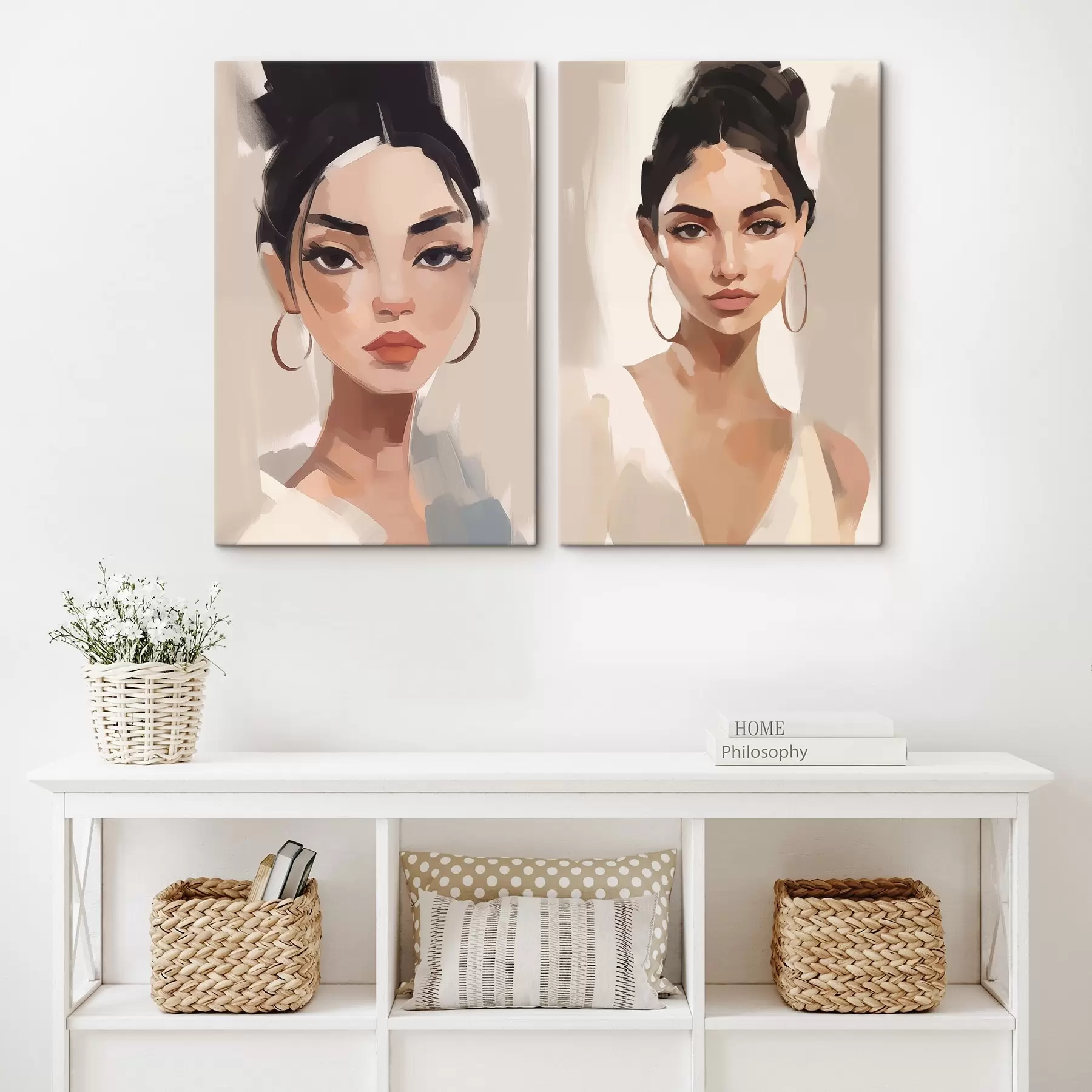  Schilderijen Portret van een meisje imitatie van schilderij m00484