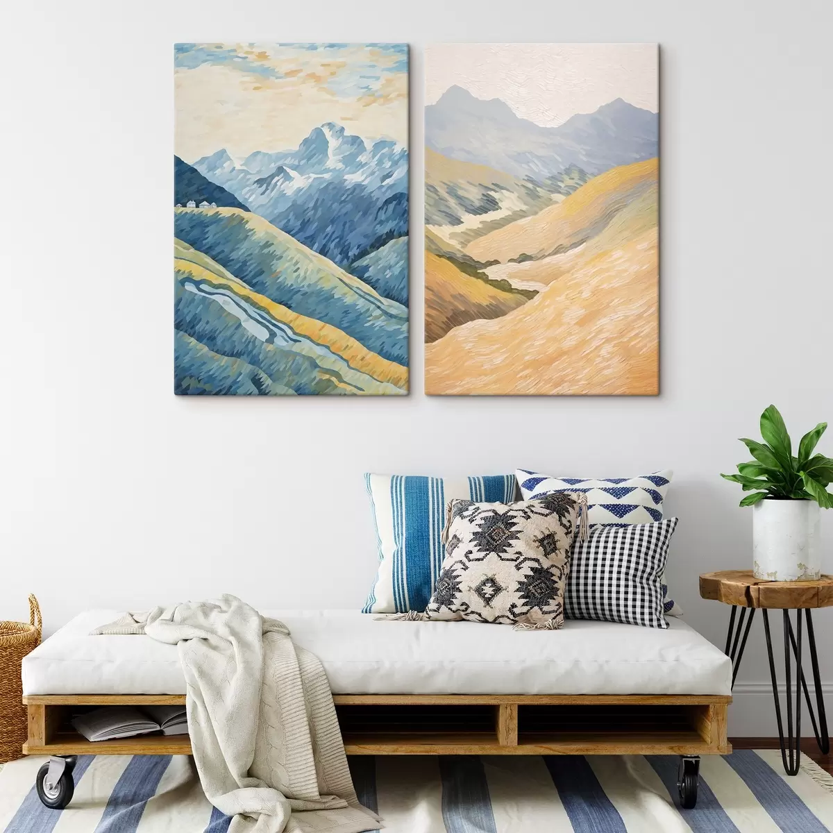  Schilderijen Berglandschap m00486