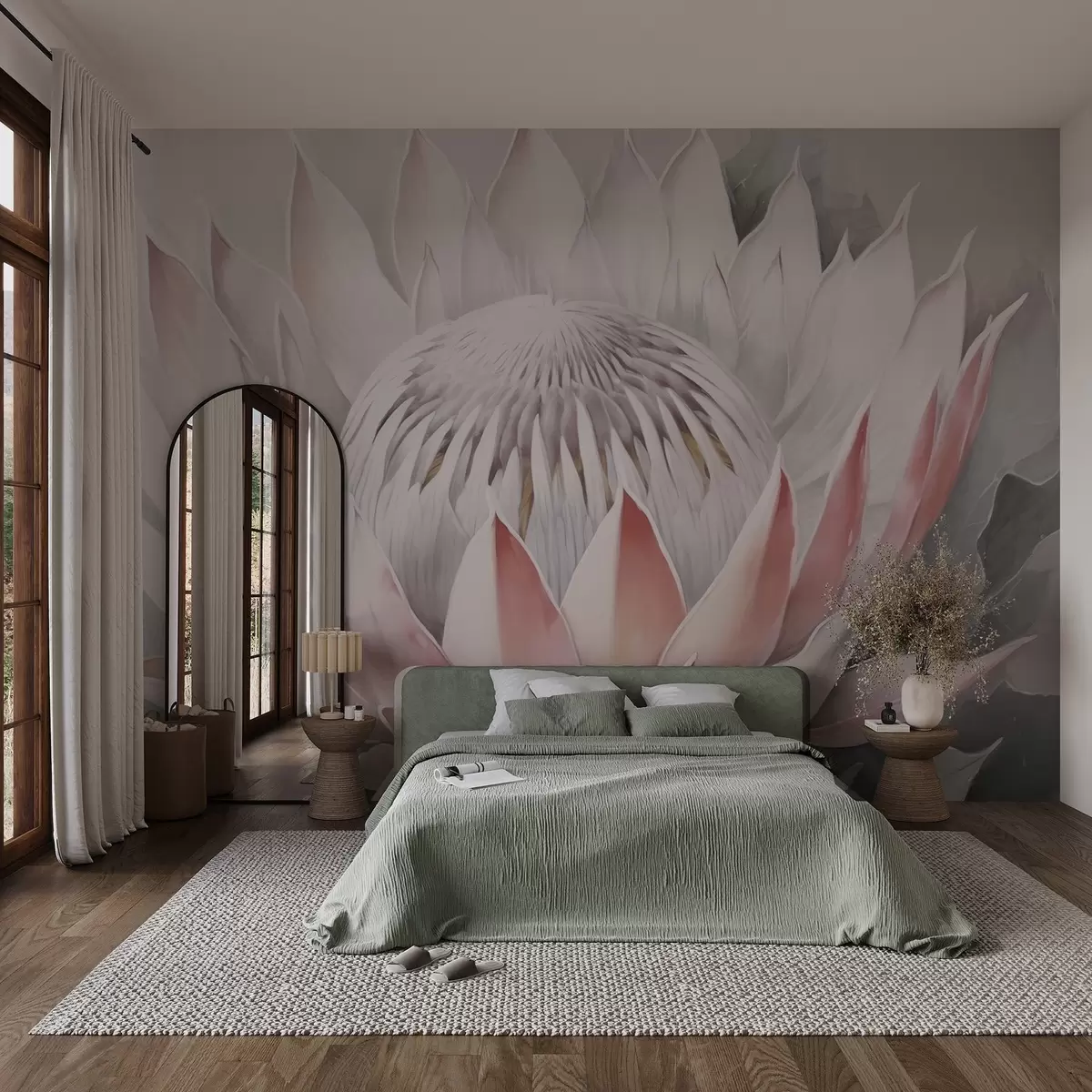 Papier peint photo Grand protea w04241