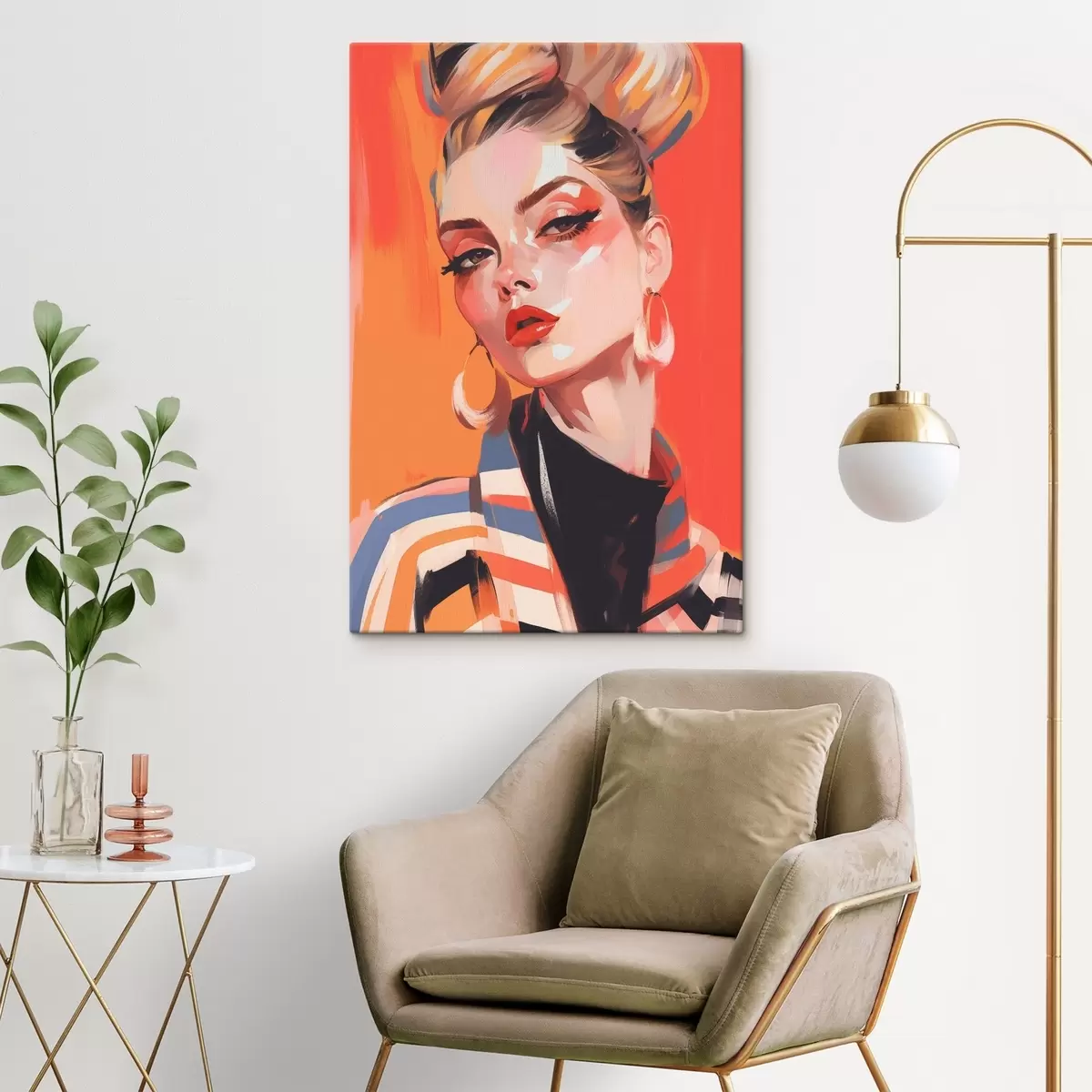  Peintures Femme brillante s45080