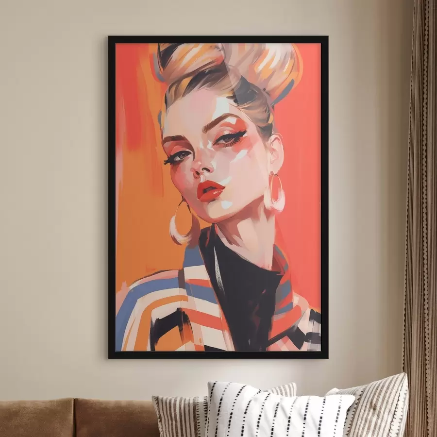 Papier peint photo Femme brillante f45080