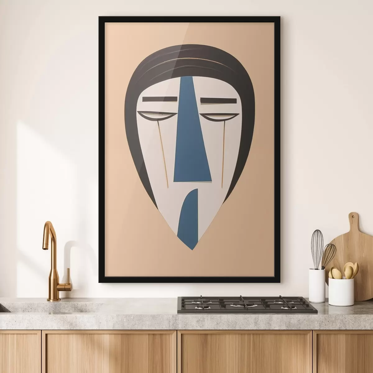 Affiche Visage abstrait f45084