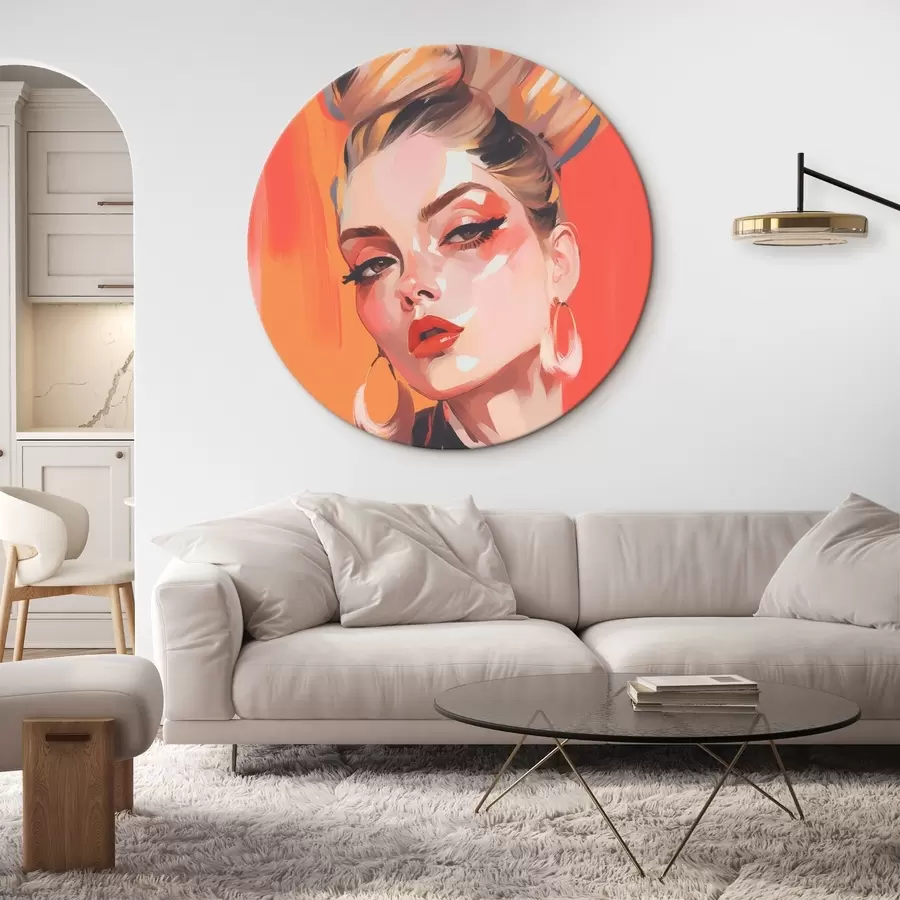  Schilderijen Heldere vrouw r45080