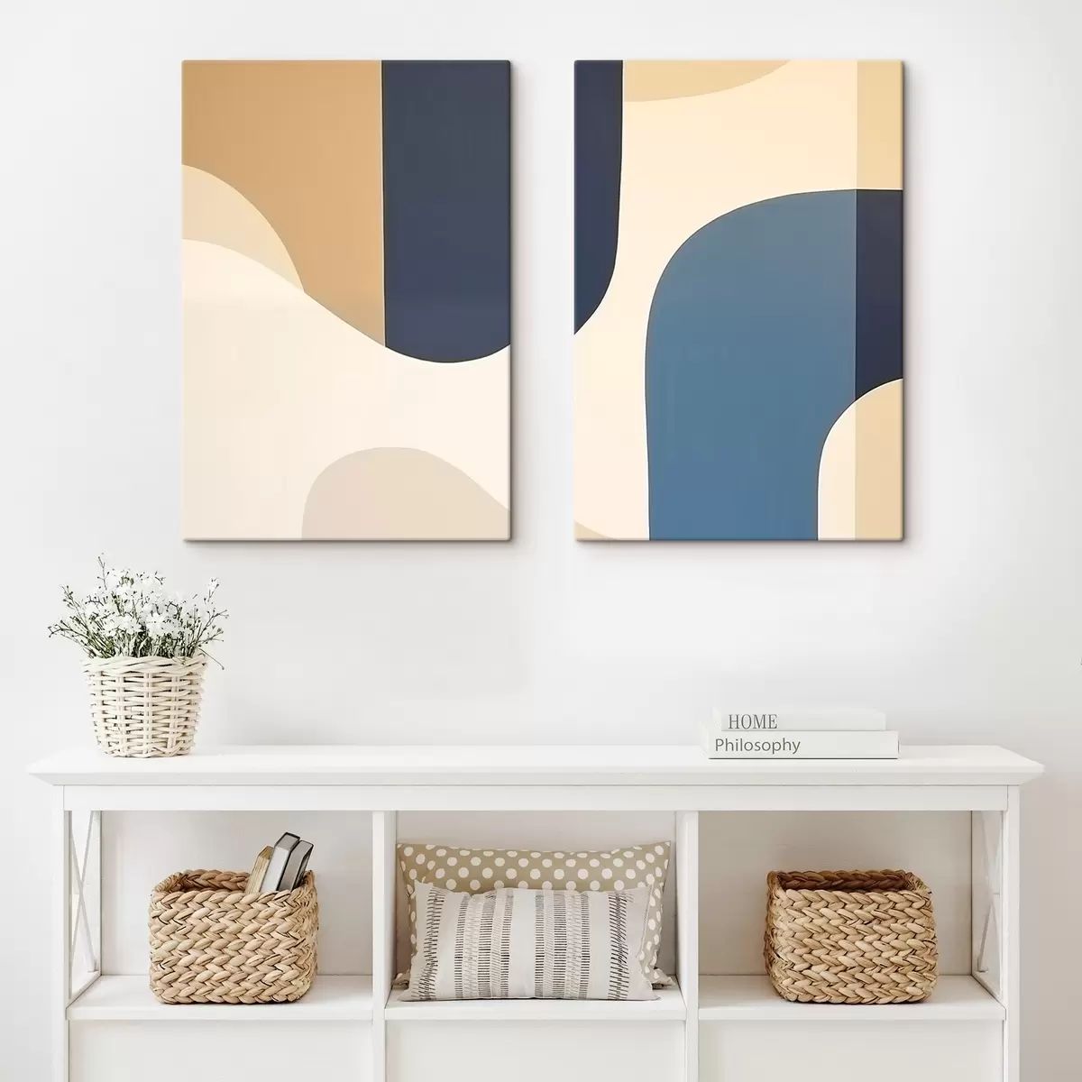  Schilderijen Abstracte lijnen m00495