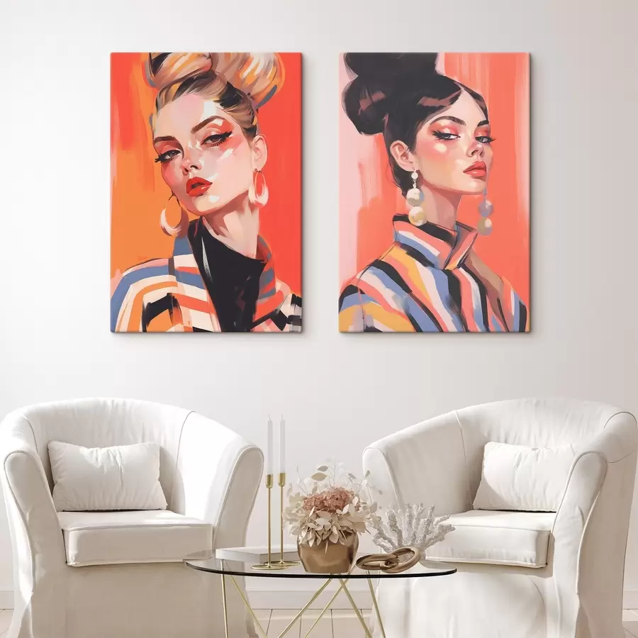  Peintures Portraits de femmes m00498