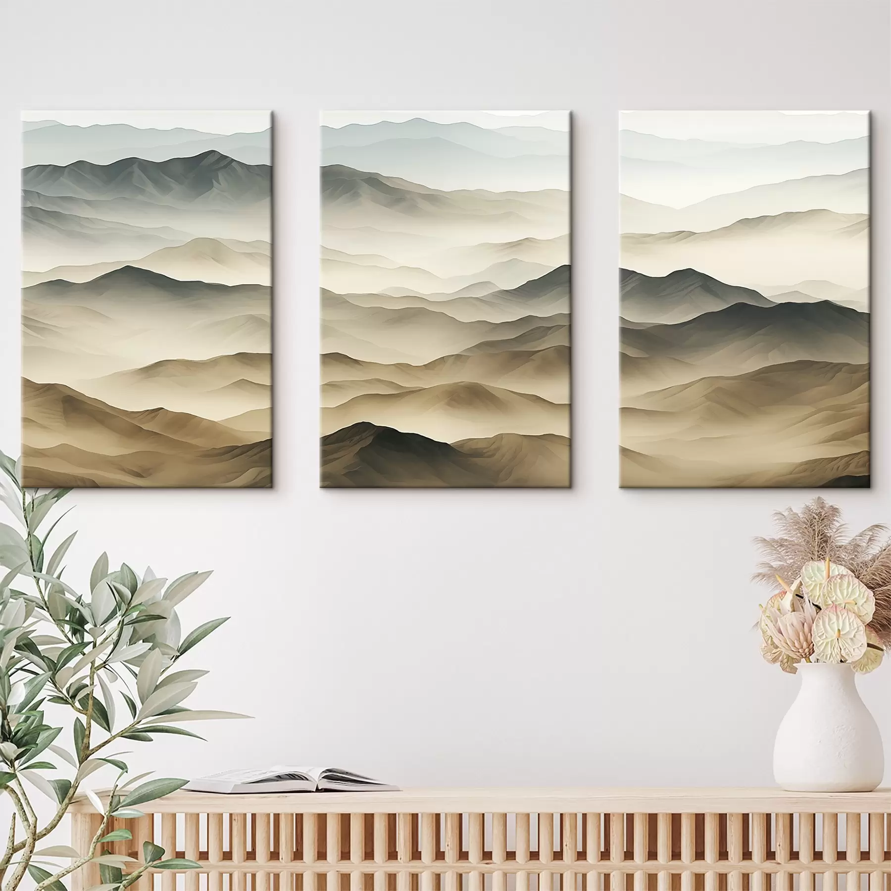  Peintures Montagnes silencieuses m00490