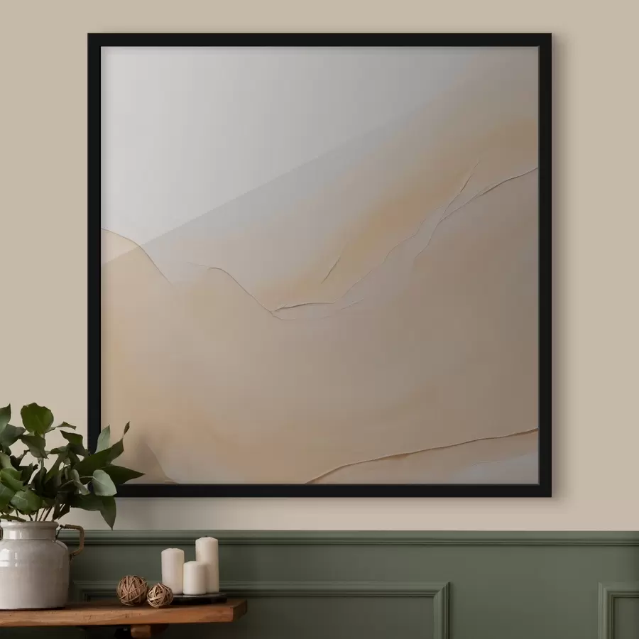 Fotobehang vloeibare kunst, vloeiende lijnen, pasteltinten, natuurlijke stroom, warm palet, verloop f45106