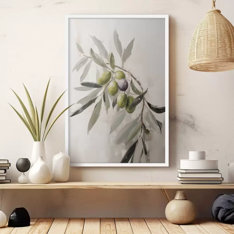 Papier peint photo Olives en lumière douce f45110