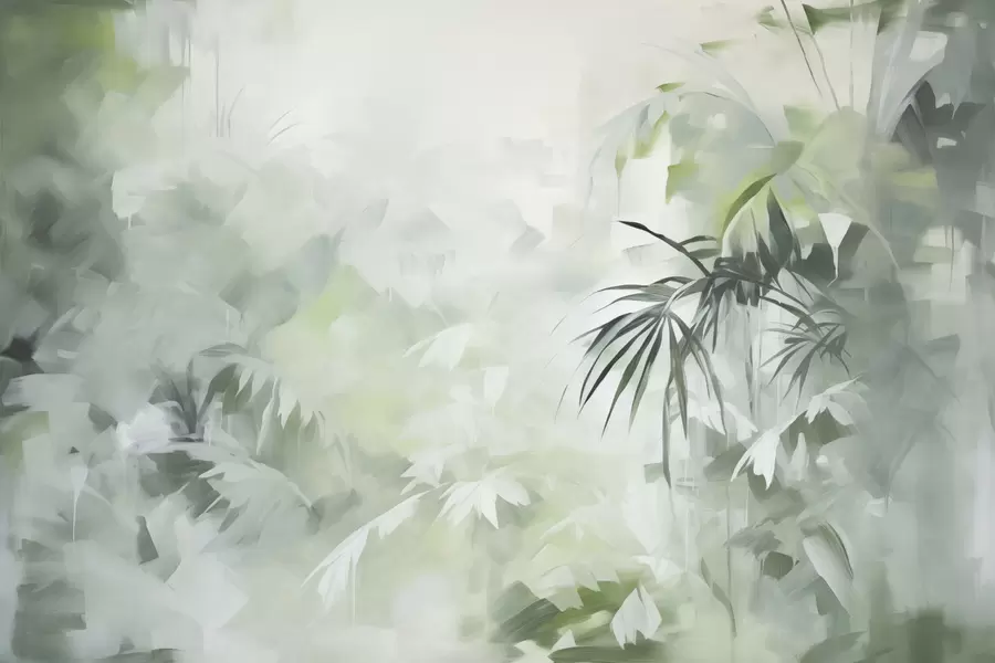 Fotobehang Jungle imitatieschilderij w04265